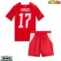 Switzerland Ruben Vargas #17 Replica Home Minikit World Cup 2026 Short Sleeve (+ pants)